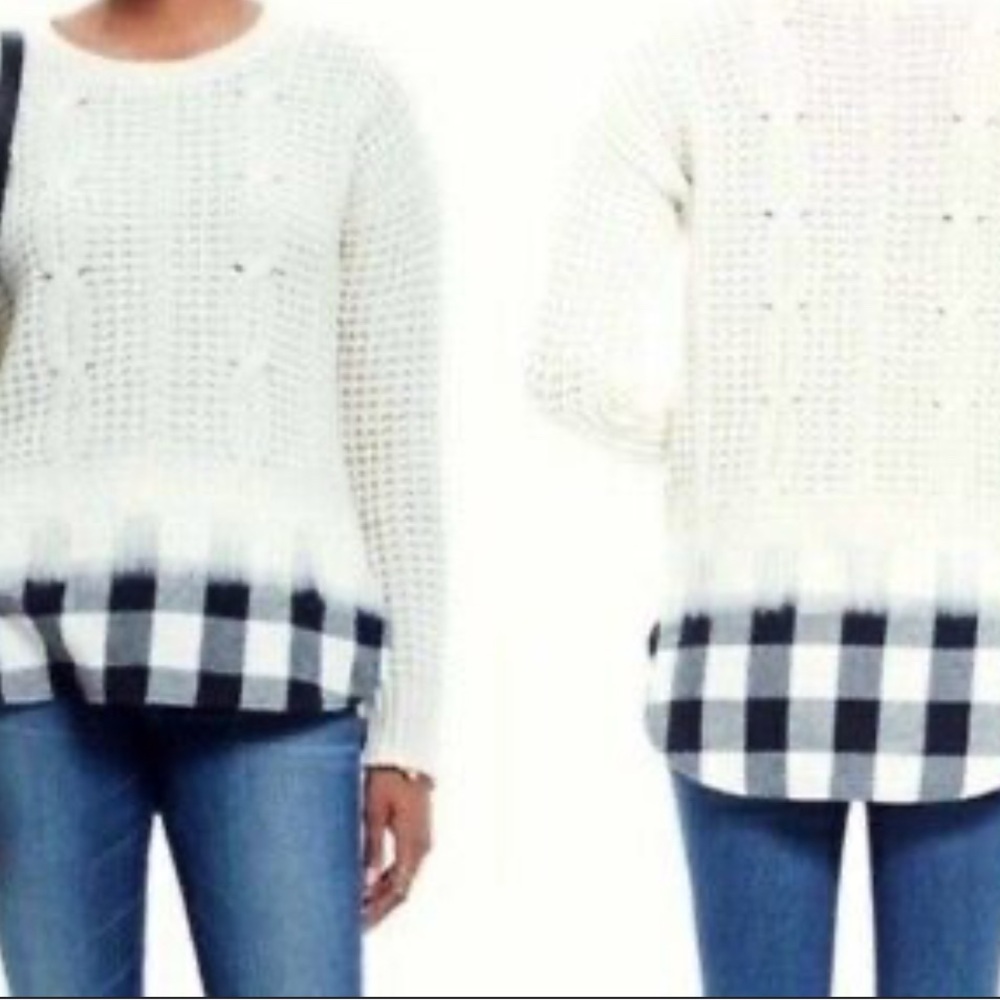 Madewell Cream Winter Merino Wool Sweater Small